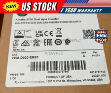 NEW Allen Bradley 2198-D020-ERS3 Kinetix 5700 Dual Axis Inverter