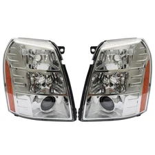 Left&Right HID Headlights For 2007 2008 2009-2012 2013 2014 Cadillac Escalade