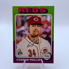 Connor Phillips 2024 Topps Heritage High Number #674 Rookie Cincinnati Reds Card. rookie card picture