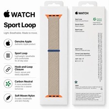 Genuine Apple Watch Sport Loop 45mm Compatible Apple Watch Series 9 Starlight