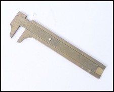 Vintage Brass Caliper No 1466 J Rabone & Sons 10 cm Made in England MM & Inches