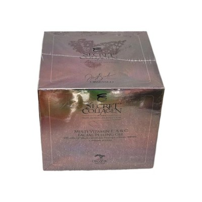 Secret Collagen Multi Vitamin E A & C Facial Peeling Gel Organic Anti-Aging E