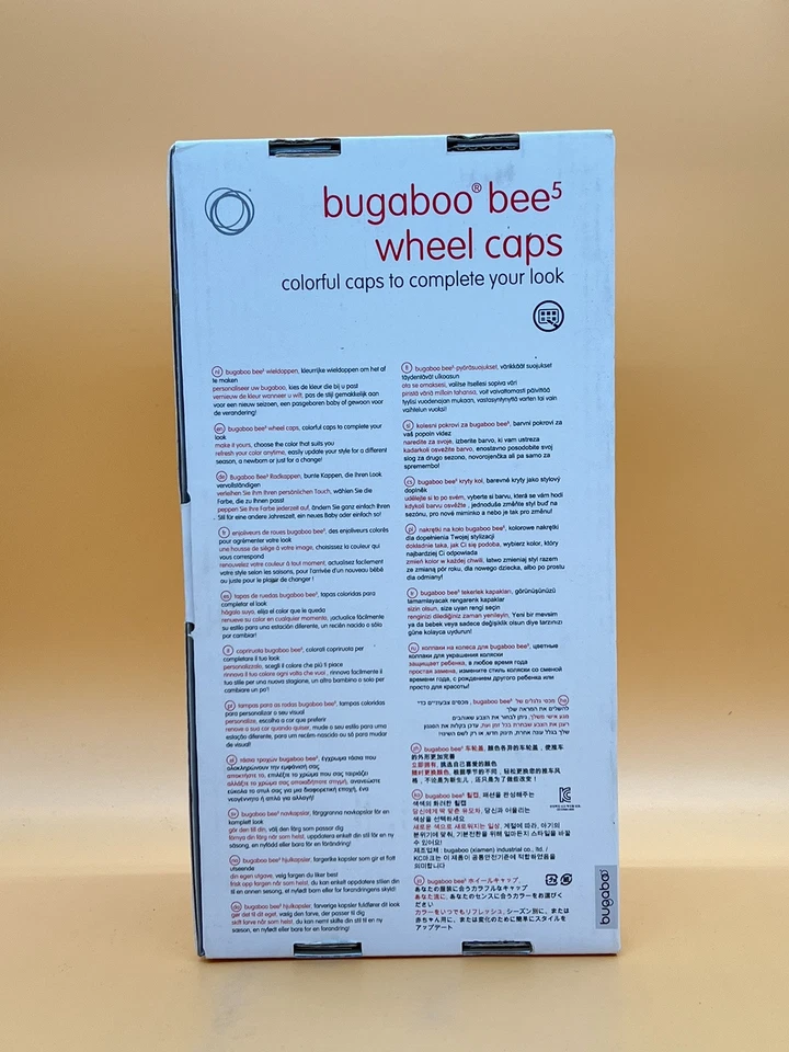 Bugaboo Bee5 Wheel Caps 500523GL01 Glossy Black - Image 3 of 4