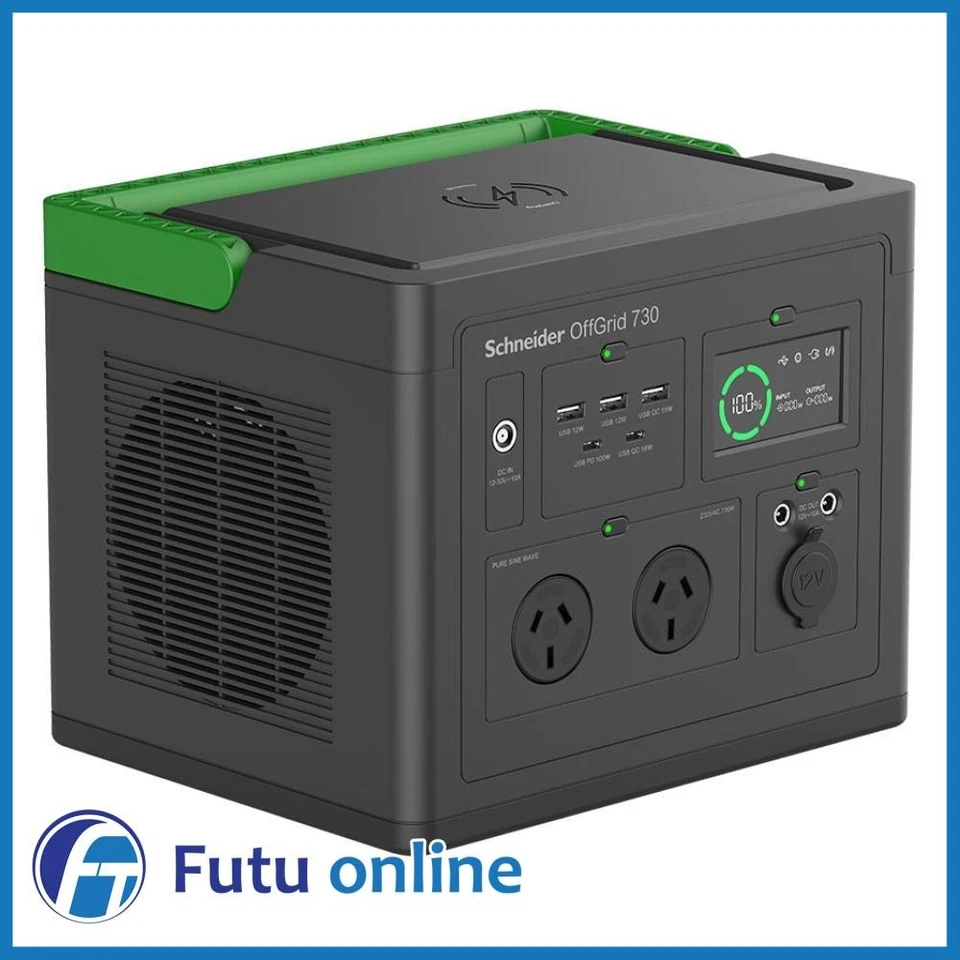 APC Schneider 730 738Wh OffGrid Portable Power Station PPS730-AZ for Camping