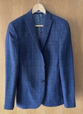 Next Men’s Navy Suit Jacket and Trousers - 38R & 32R- Very Good Condition