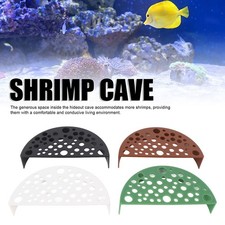 4PCS Shrimp Cave ABS Fish Tunnel Shrimp Breeding Hides for Aquarium Fish Tank