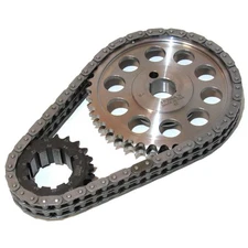 SA Gear Timing Set 78520T-9R; .250 in. Double Roller 9-Key for 65-72 SBF