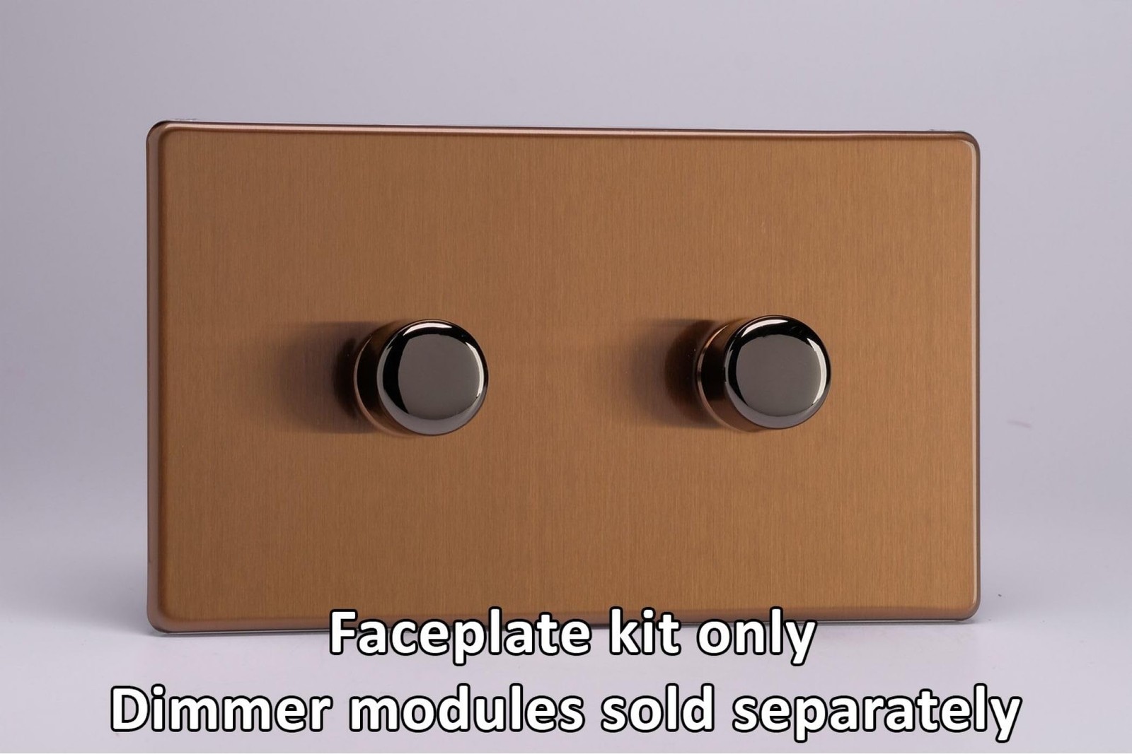 Varilight 2-Gang Matrix Kit For Rotary Dimmers (Twin Plate)