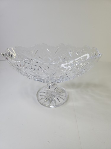 Vintage Waterford Cut Crystal Footed Oval Bowl - Lismore Pattern, 10 ¾” x 7” . - Picture 6 of 9