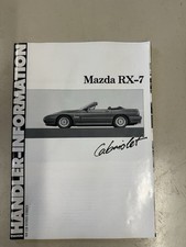 Mazda RX-7  Cabriolet Prospekt/Heft/Zeitschri...