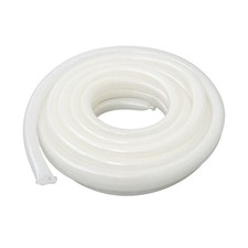 Manguera trenzada transparente PVC refuerzo flexible de alta presión OD 1" ID × 1-19/64" OD 50 pies