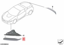 Divisor delantero derecho original BMW I8 I12 I15 cupé roadster 51117947114