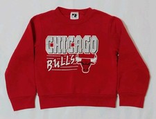 Vintage 90s Jog Togs Chicago Bulls Crewneck Sweater Kids Size 5-6 Medium