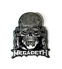 Megadeth Vic Rattlesnake Official Logo Lapel Pin Metal Enamel Pin-back Emblem
