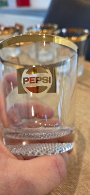 Gläser 6 er Set PEPSI Vintage 1970er 1980er Vitrinen Deko