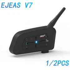 1/2PC EJEAS V7 intercom 700m motorcycle bluetooth helmet intercom CVC 2-7 Riders