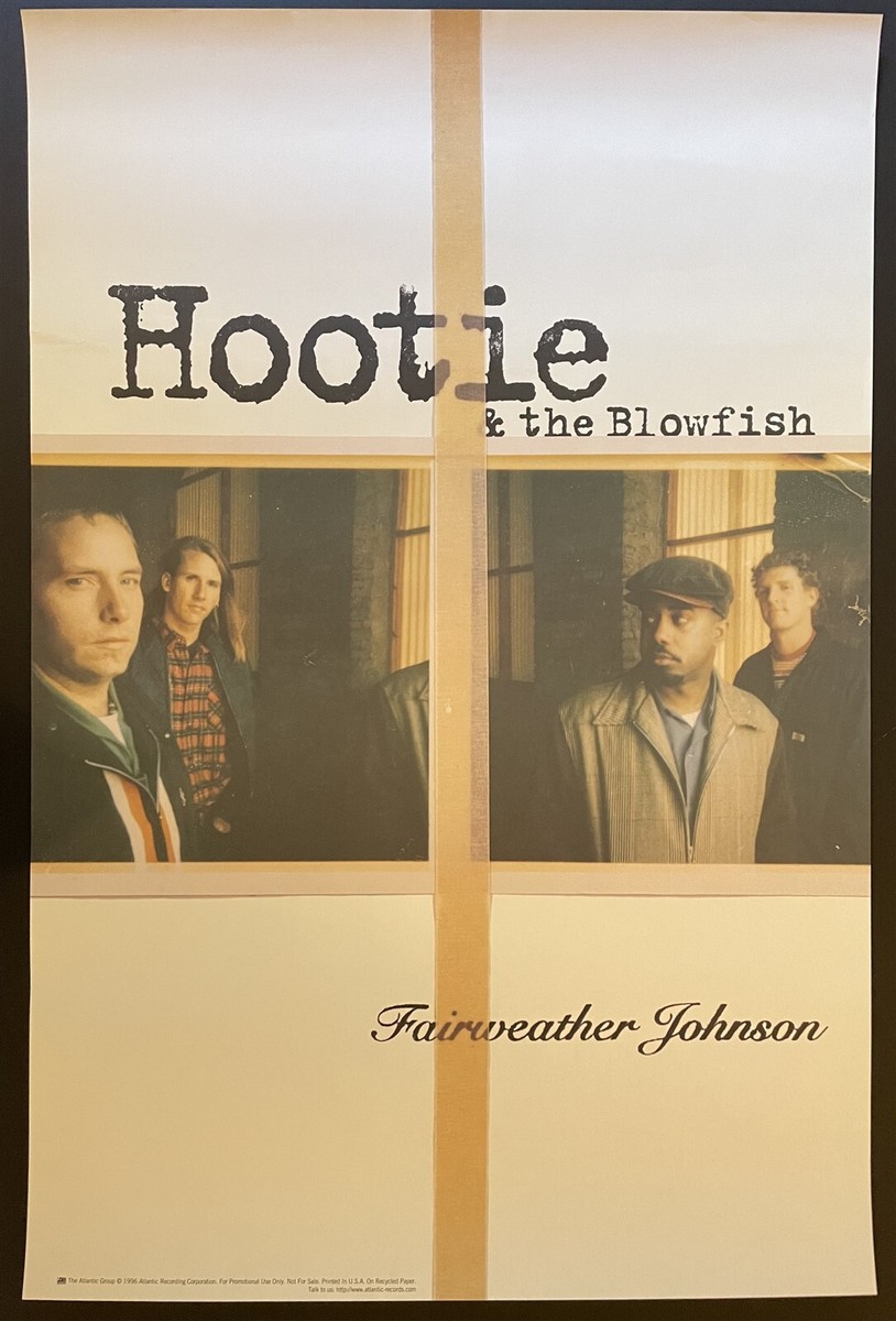 Hootie the Blowfish Fairweather Johnson orig 1996 promo poster