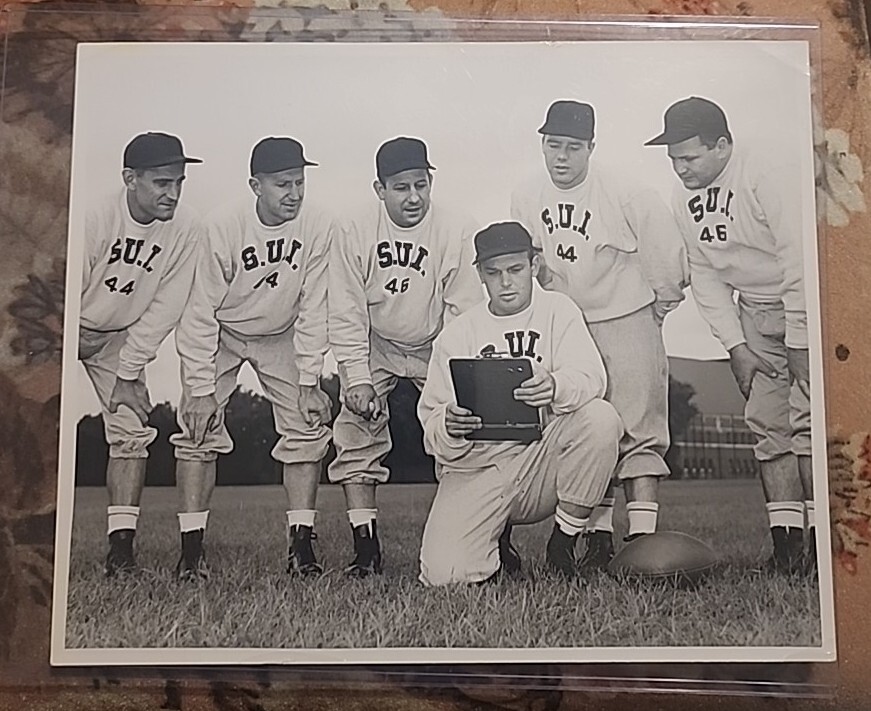 1950s Photograph Iowa Football Coaching Staff Forest Evashevski eBay