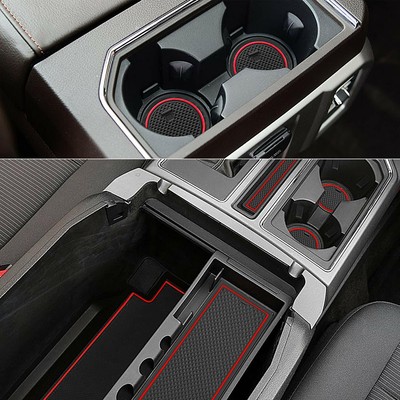 For Ford F-150 Accessories 2017-2020 Cup Holder Inserts Center Console