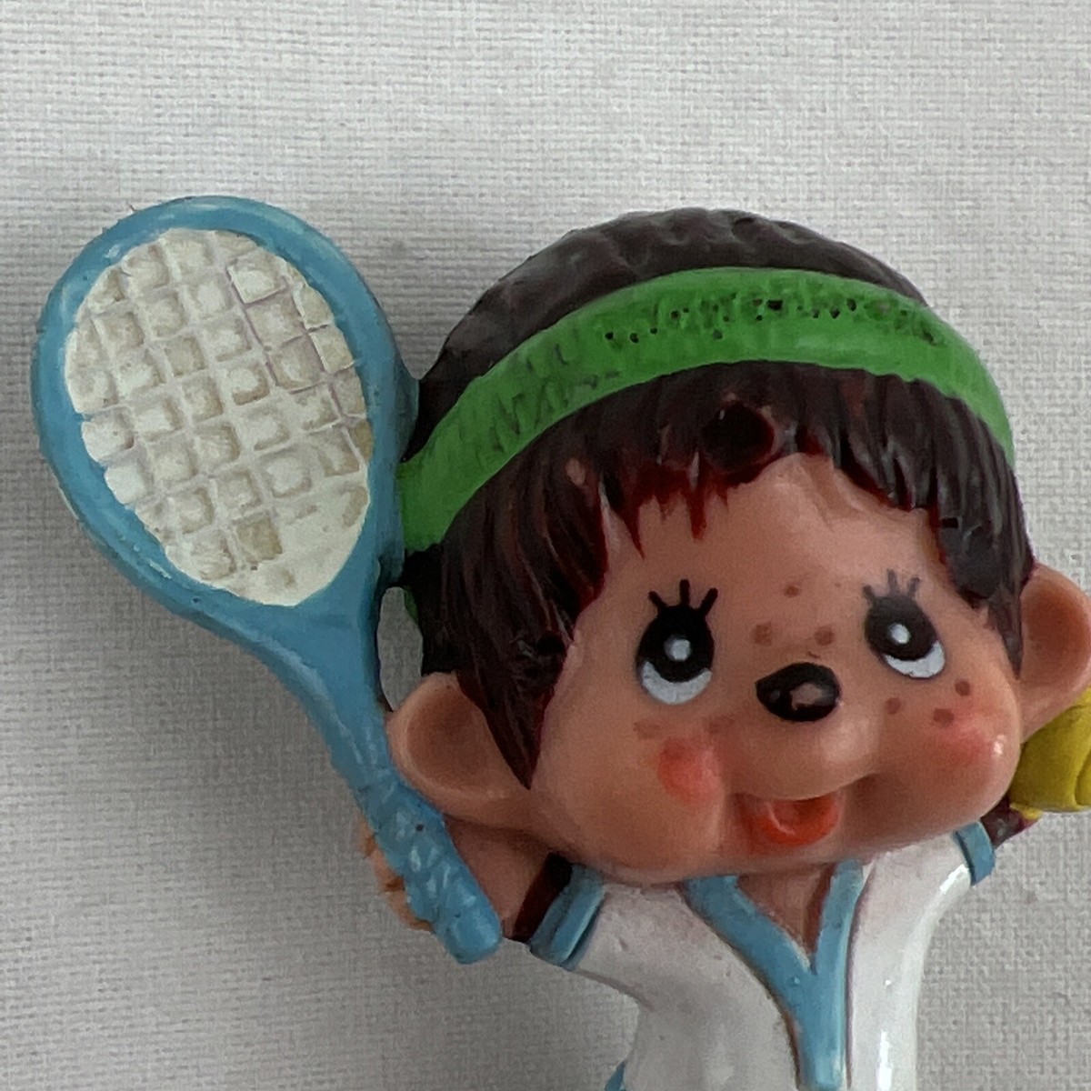 Vintage Blue Tennis Monchhichi 1979 Monchichi Sekiguchi PVC