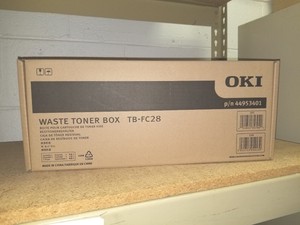 oki waste toner full