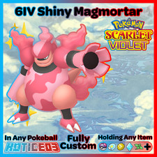 ✨Shiny/Non Magmortar 6IV✨ Pokemon Scarlet & Violet 🚀Fast🚀 Indigo Disk