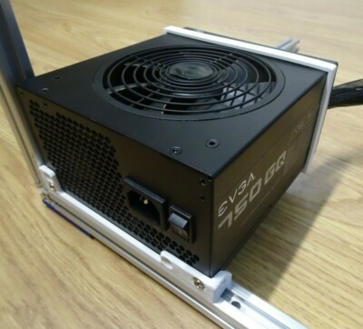 Ripe3D ATX Netzteilhalterung für 2020 Extrusionsrahmen (inkl. Befestigungen)