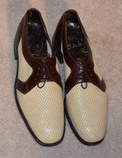 RARE! DACK'S Canada Leather Oxford CUSTOM  Shoes Men's Size 12
