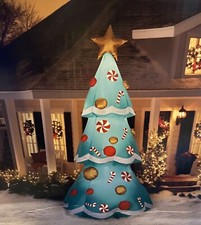 NEW GIANT 10FT. AIRBLOWN INFLATABLE CHRISTMAS TREE HOLIDAY TIME NIB
