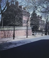 R73 Washington DC D.C. Georgetown Houses Homes Realist 3D Stereo Slide Photo