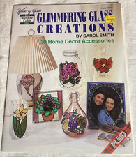 VTG Gallery GLIMMERING Glass CREATIONS Book 8716 PLAID 30 HOME DECOR DESIGNS