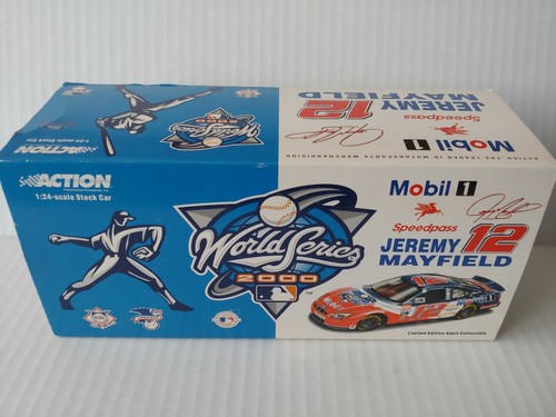 2000 Jeremy Mayfield Mobil 1 MLB World Series 1/24 Scale Action NASCAR Diecast - Picture 11 of 11