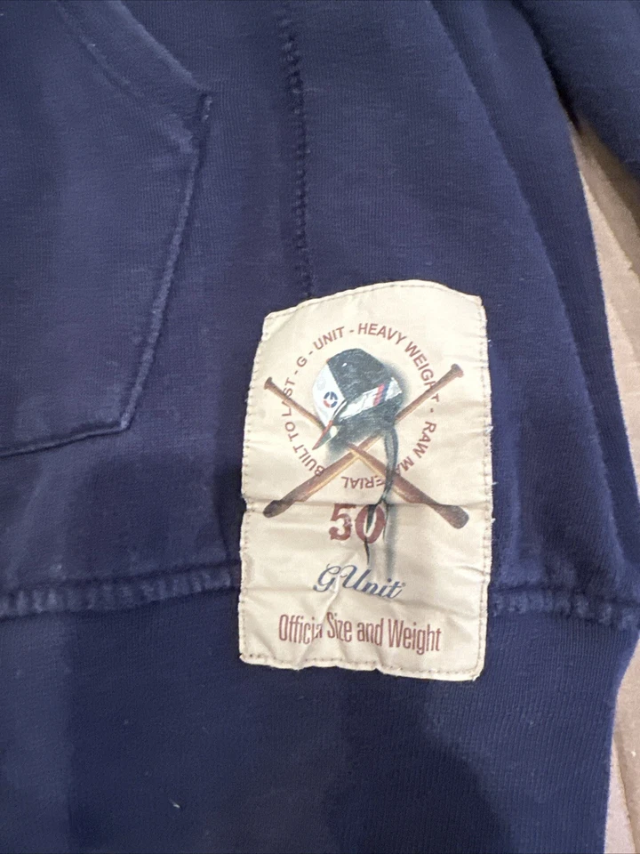 Vintage Early 2000’s G-Unit Official Hoodie Size XXL 2XL RARE 50 Cent Eminem - Image 2 of 4