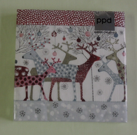 20 Servietten Elche Weihnachten 1 Packung Ovp Ppd Motivservietten Tiere Miuster