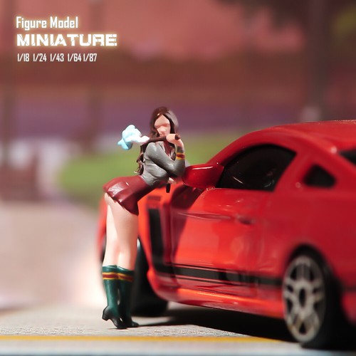 1/18 1/24 1/43 1/64 1/87 Sexy Girl Miniature Model Scene Props Toys Ornaments - Picture 21 of 22