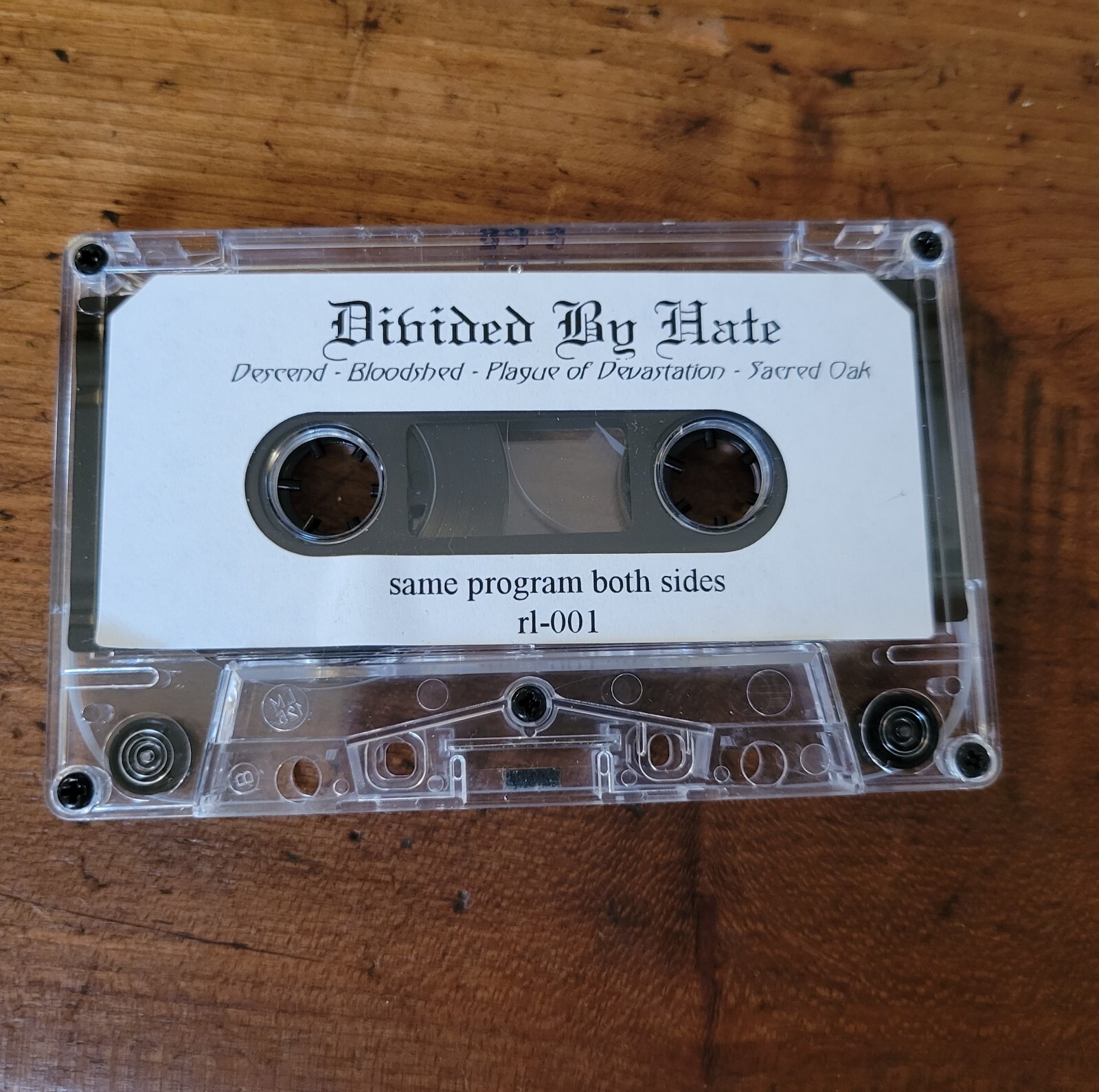 DIVIDED BY HATE DEMO TAPE HARDCORE CTHC HATEBREED COLD AS LIFE DEATH