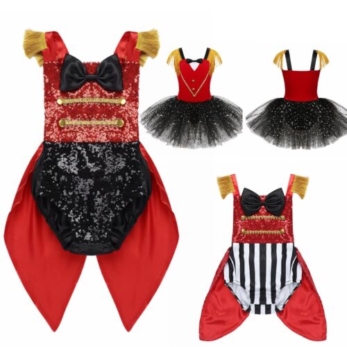 Toddler Baby Girls Show Costume Romper Ringmaster Circus Birthday Party Cosplay - Picture 1 of 49