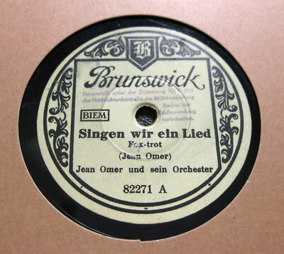 JEAN OMER Singen wir ein Lied / Villa d'Este BRUNSWICK 82271 (27)