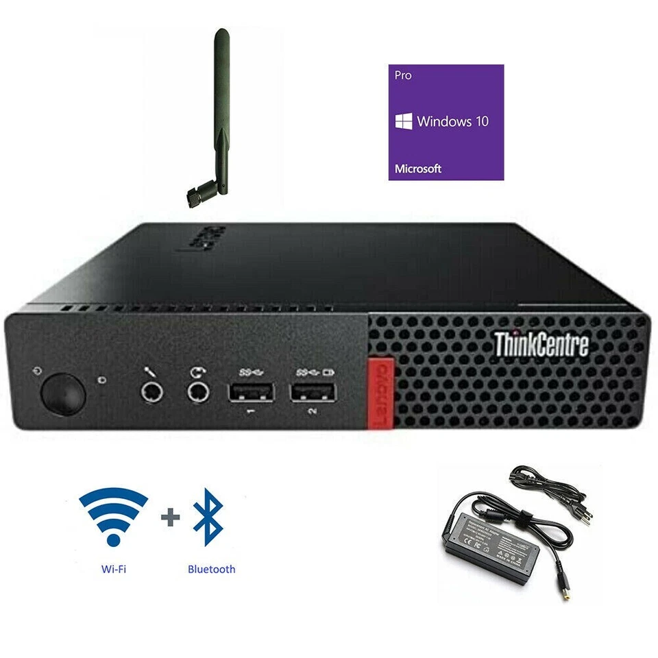 Lenovo ThinkCentre M910q Tiny i7 6700t 2,90 GHz 32 GB DDR4 512 GB SSD WiFi Win 10 Foto 4 de 4