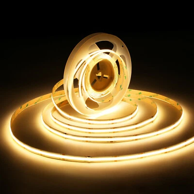 TORCHSTAR COB LED Strip Lights 16.4ft Tape Light (Adapter and Dimmer are Not Included)