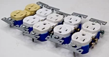 Lot of 5 Electric Receptacle Standard Outlets Cooper Eagle 15A 125V