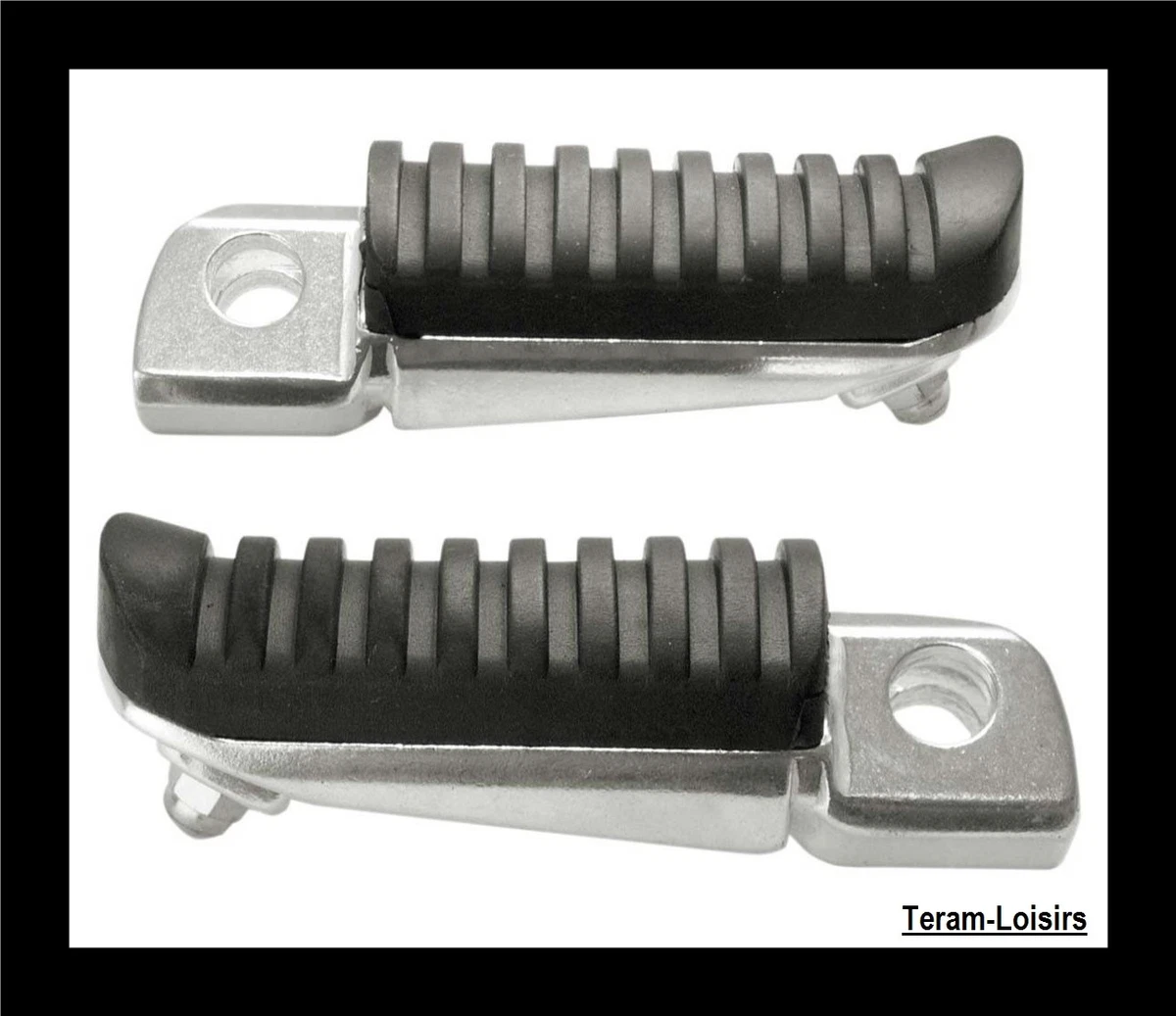 Paire De Repose-pieds Passager/arrière Noir Pour Kawasaki ZRX 1100/1200 1997-2006