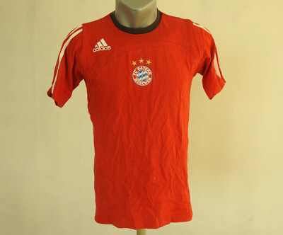 FC Bayern München アディダス シャツ 赤 Adidas FC Bayern Munich Munchen Jersey shirt junior boys / mens
