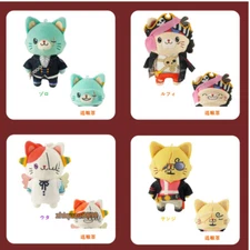 Official One Piece Red Luffy Uta Shanks Zoro Sanji Law Cat Plush Doll Toys Gift