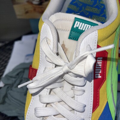 Size 13 - PUMA Future Rider Twofold SD Pop Palace Blue Maize