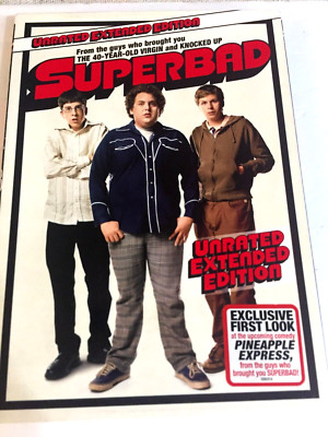 Superbad DVD Unrated Extended Edition Ships Free Same Day With Tracking