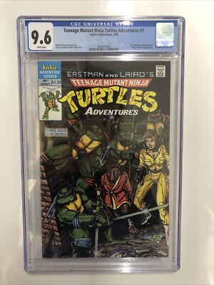 Teenage Mutant Ninja Turtles Adventure # 1 (CGC 9.6) Canadian