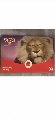 McDonald s Happy Meal Sing 2 Toy #6 Cruisin' Clay Calloway NEW