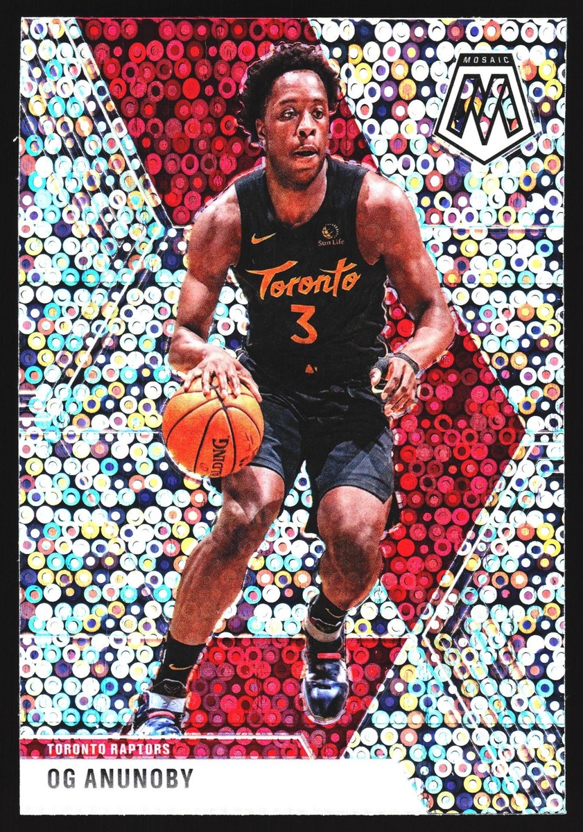 OG Anunoby 2019-20 Panini Mosaic Fast Break Silver Toronto Raptors