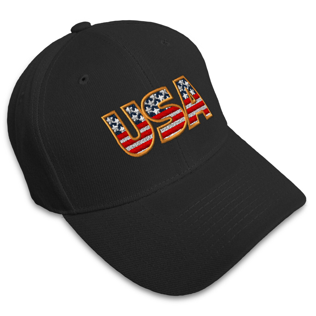 Baseball Cap Usa American Flag Embroidery Dad Hats for Men & Women 1 Size